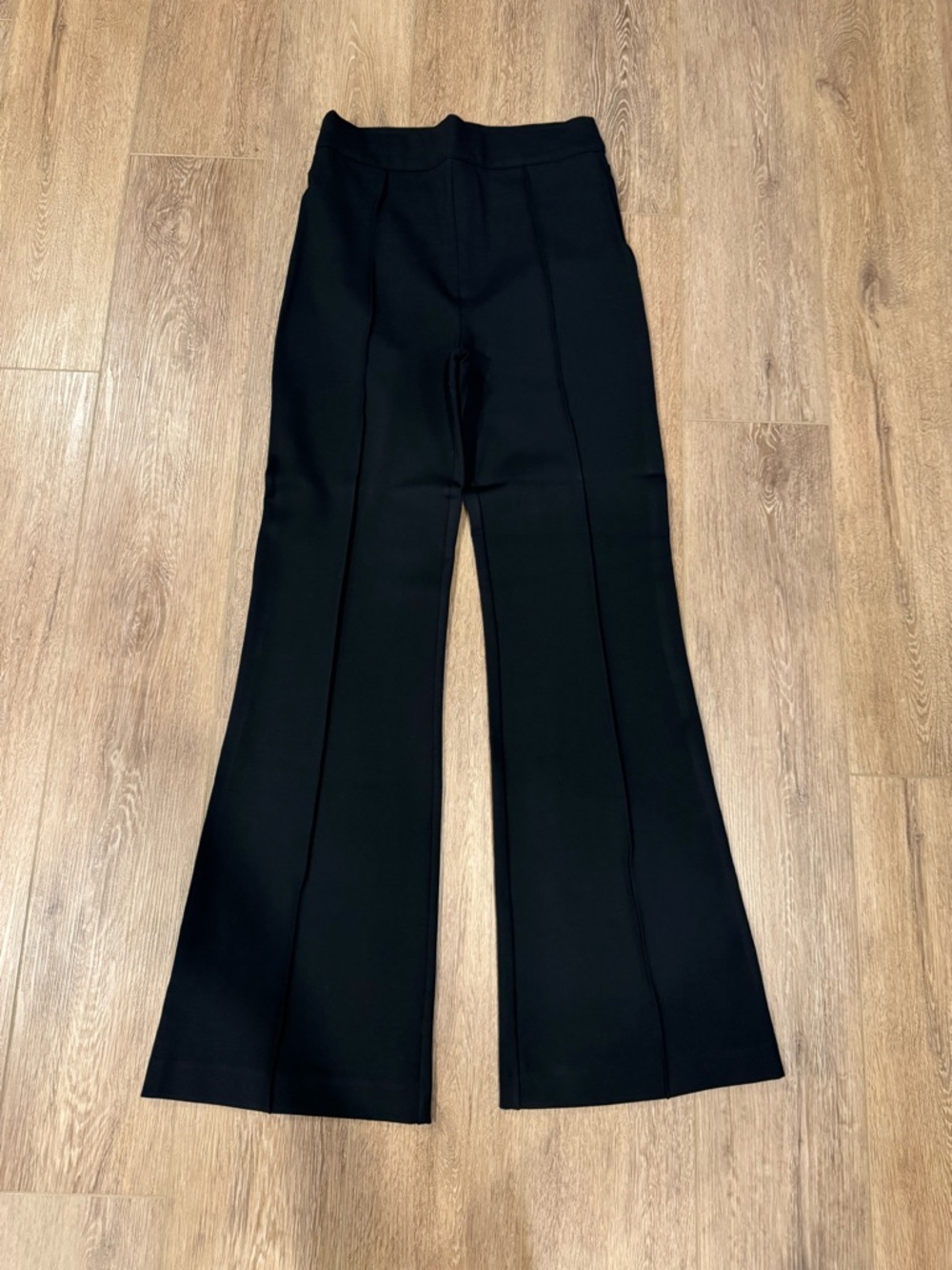SPANX Black Boot-Cut Flare Pants LT